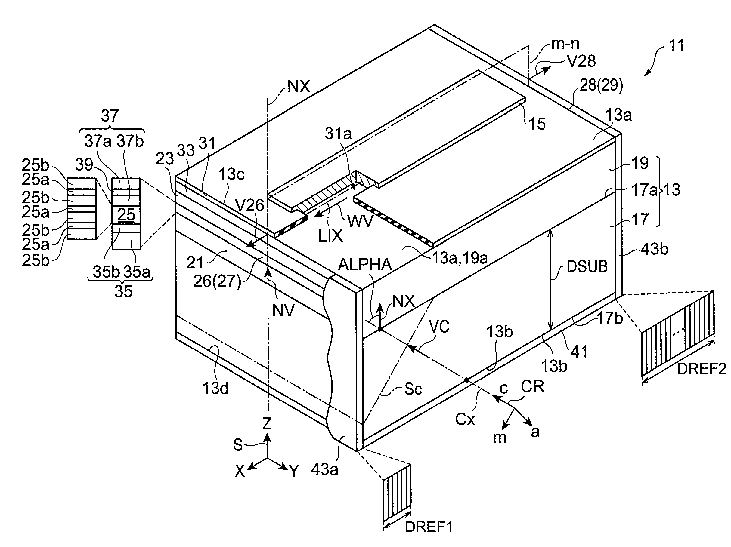 Iii-intride semiconductor laser device, and method of fabricating the iii-nitride semiconductor laser device