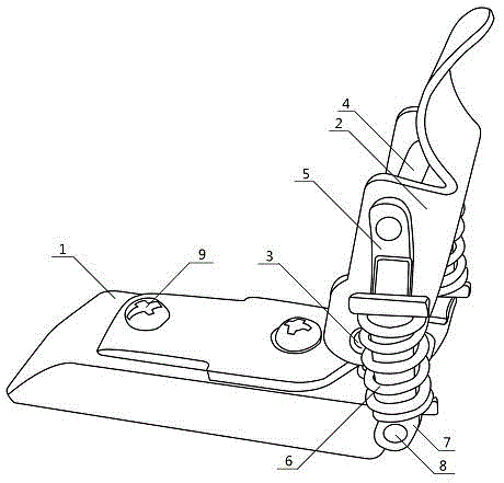 Mechanism case cover tightening lock for substation equipment