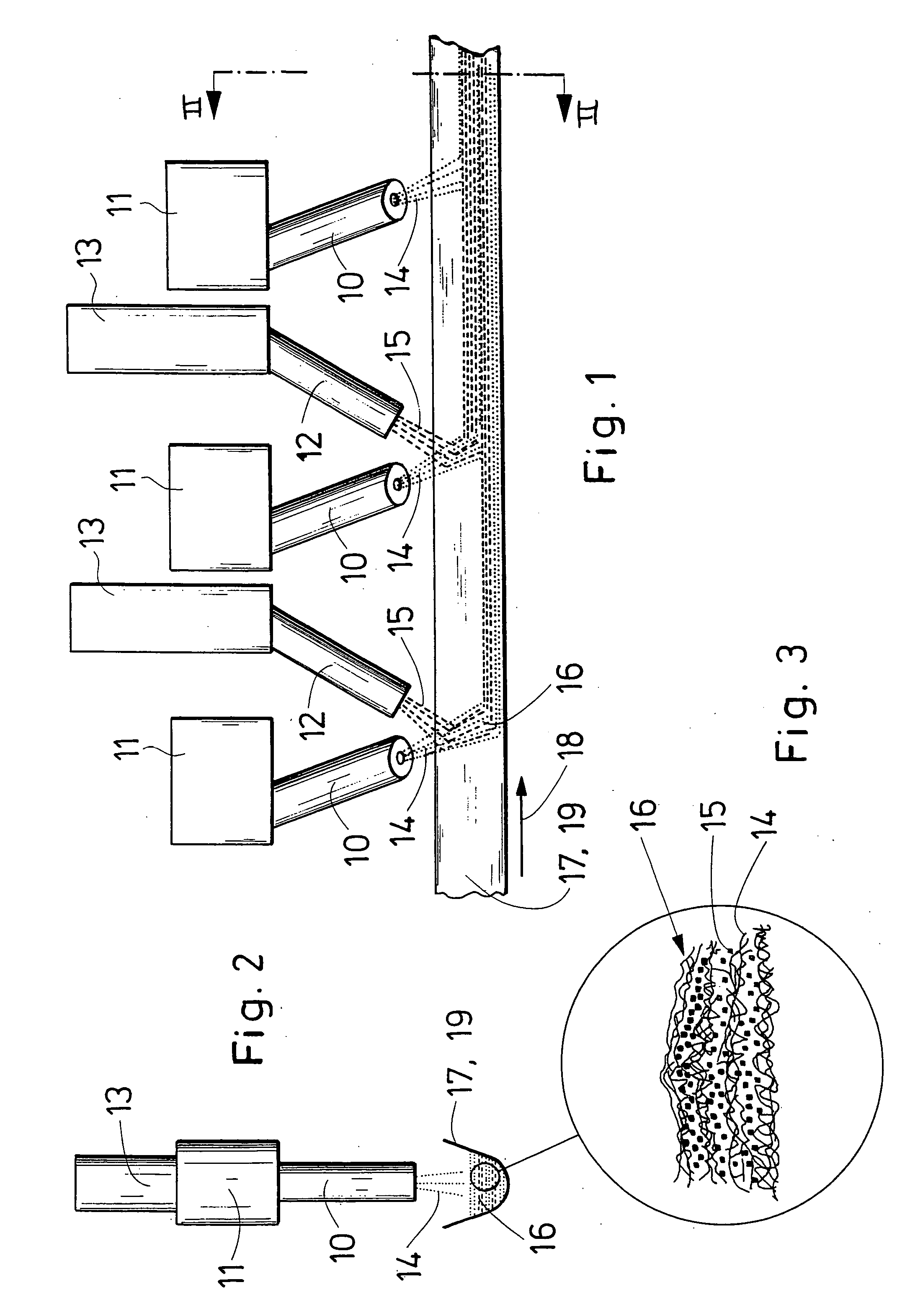 Method and device for producing a filter rod