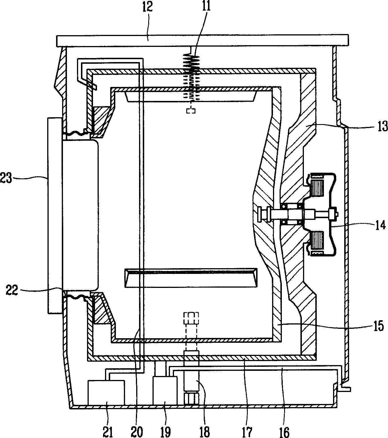Method for controlling dewatering operation of washing machine