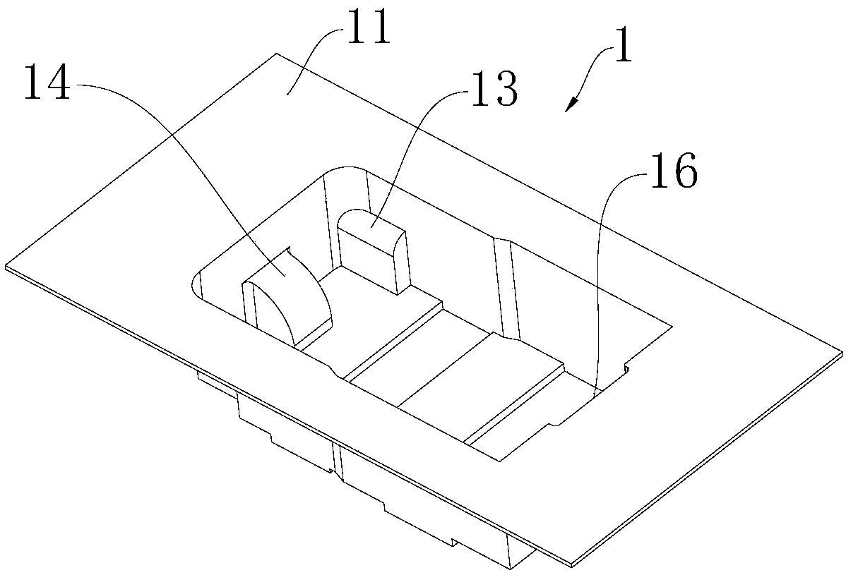 Blister packaging box suitable for chargers of various specifications