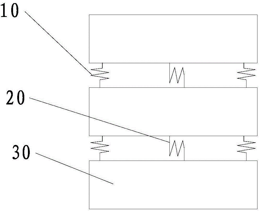 Mechanical calculation model, mechanical performance testing device and mechanical performance testing method for squared stone constructed stone wall mortar joint