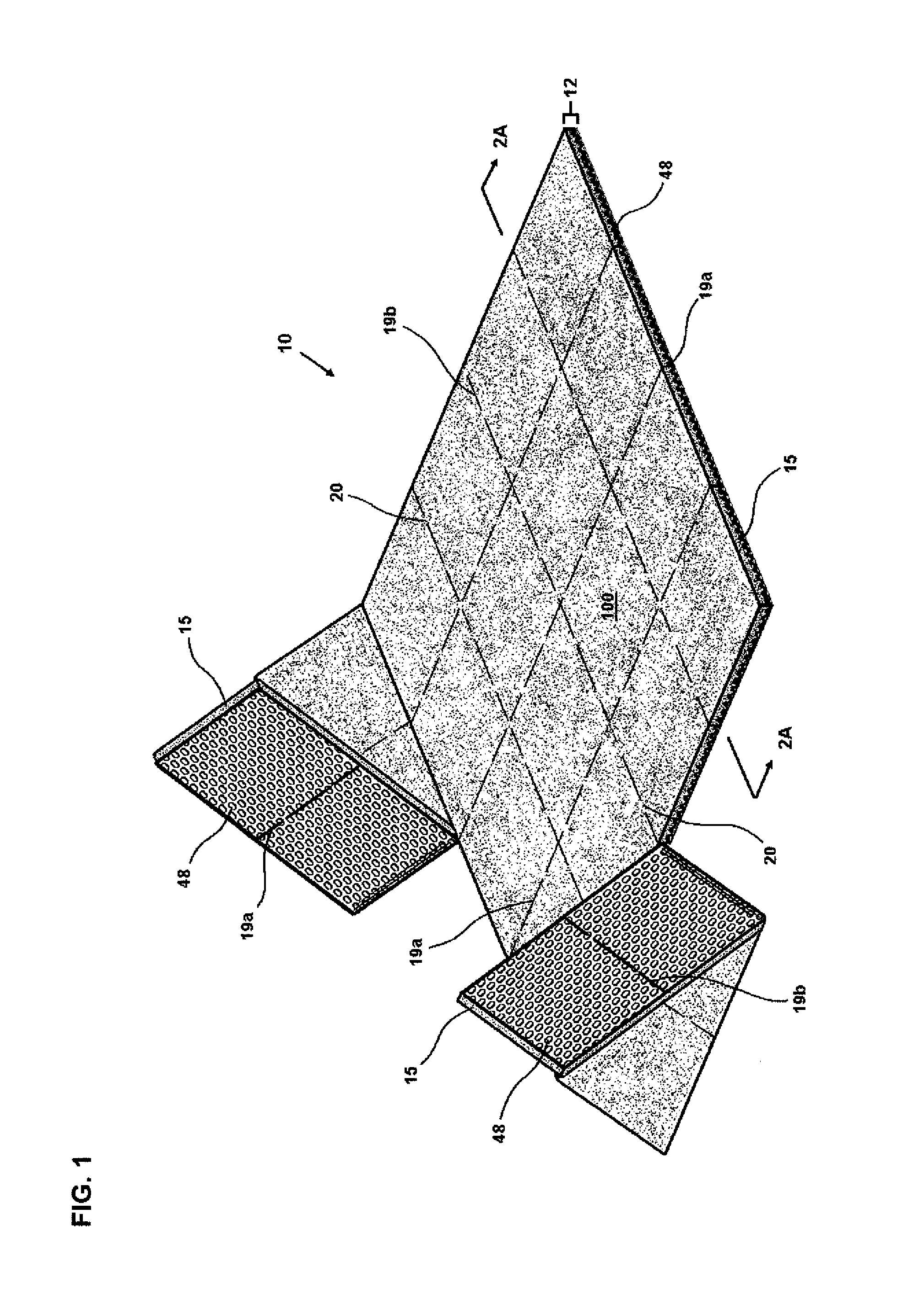 Perforated monolayer, nonslip, non-adhesive surface covering