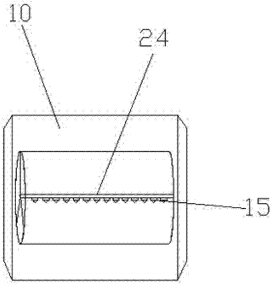 A device and method for treating organic waste gas