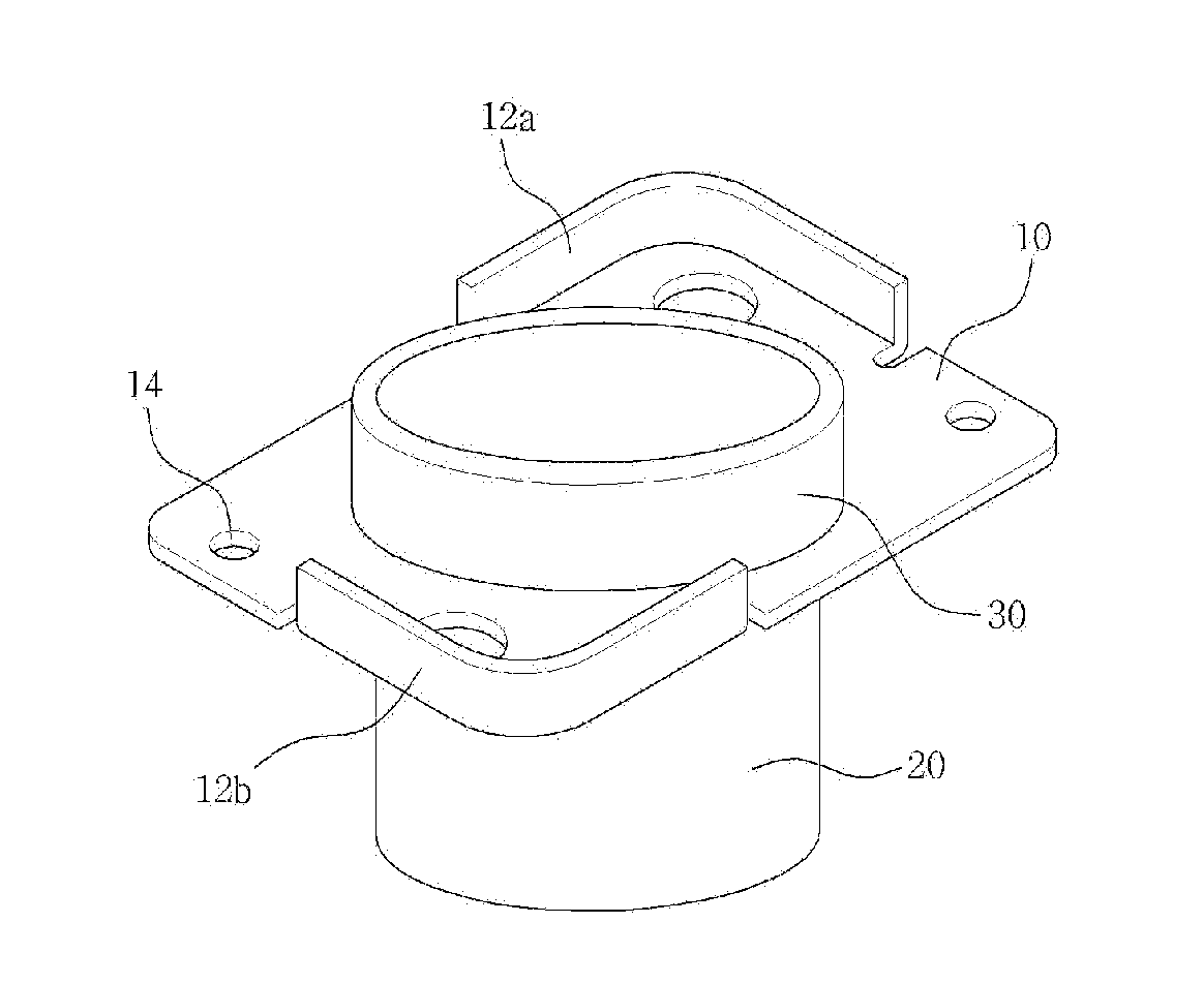 Cable fixing bracket and manufacturing method thereof