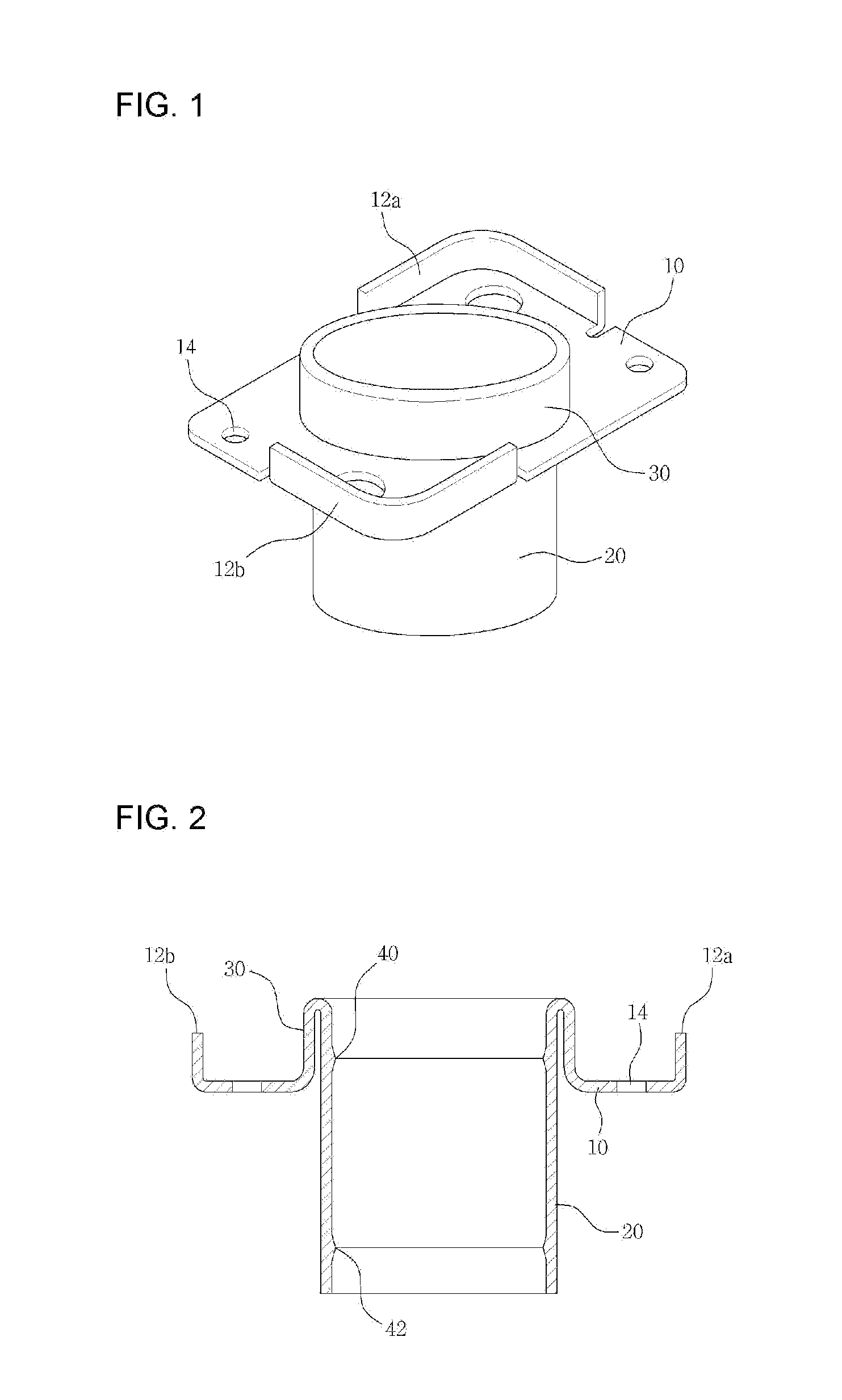 Cable fixing bracket and manufacturing method thereof