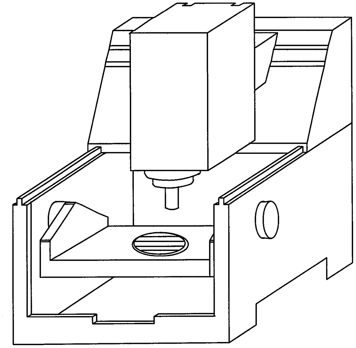 Machine tool rotating shaft geometric error identification method based on ballbar measurement