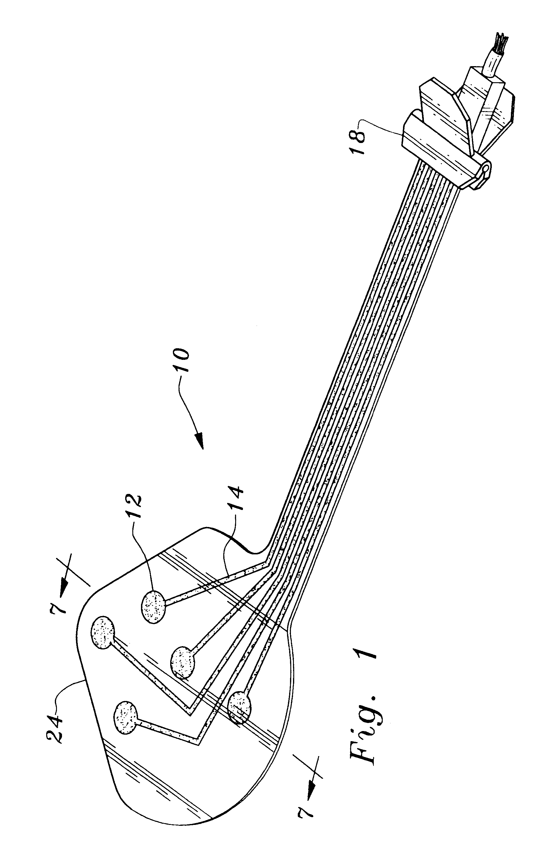 Electrode assembly and method for signaling a monitor