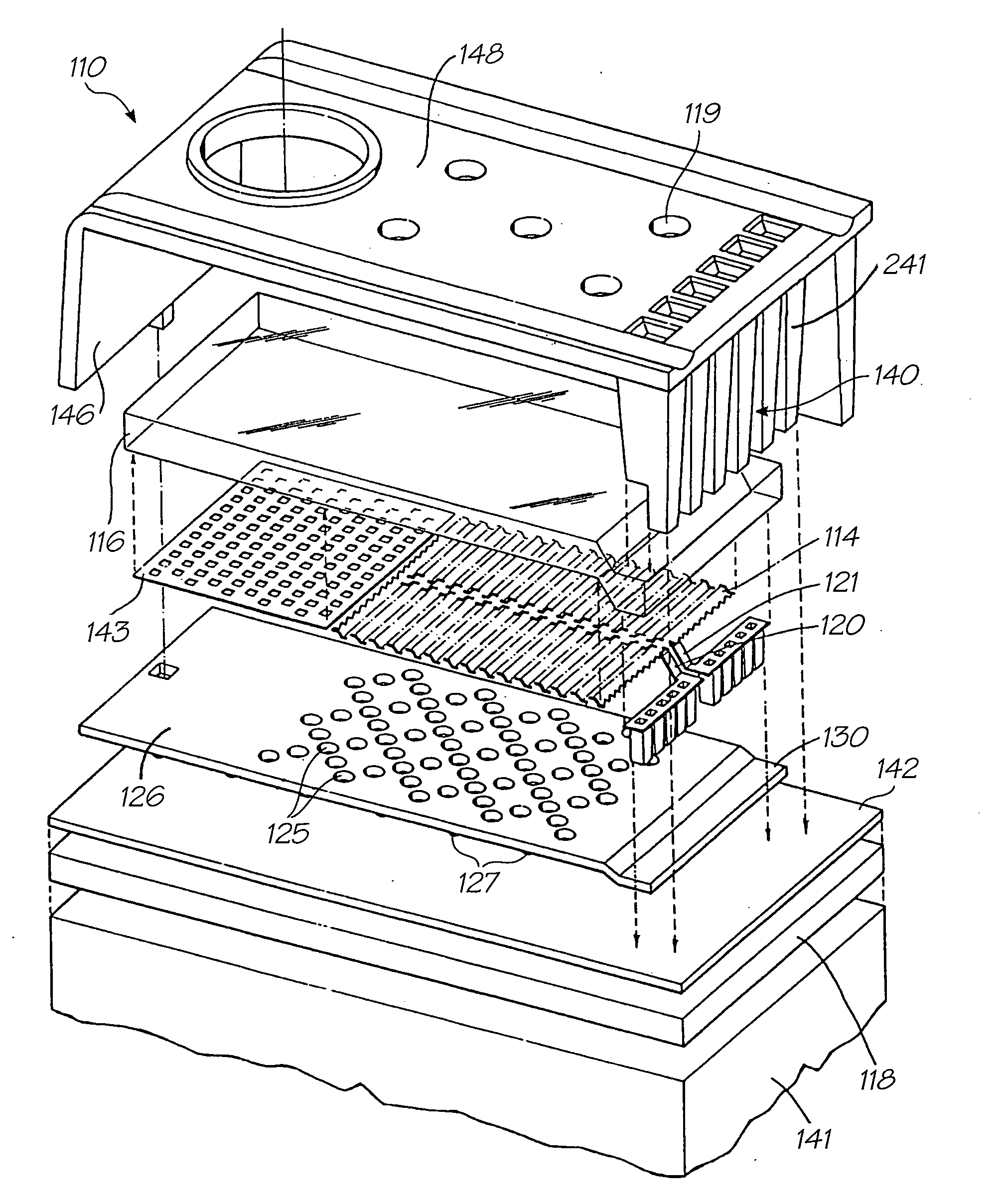 Printhead integrated circuit with ink supply from back face