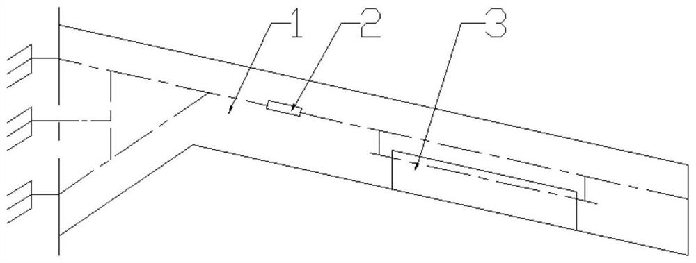 Long straight wing dynamic coupling wind tunnel test model with resistance rudder