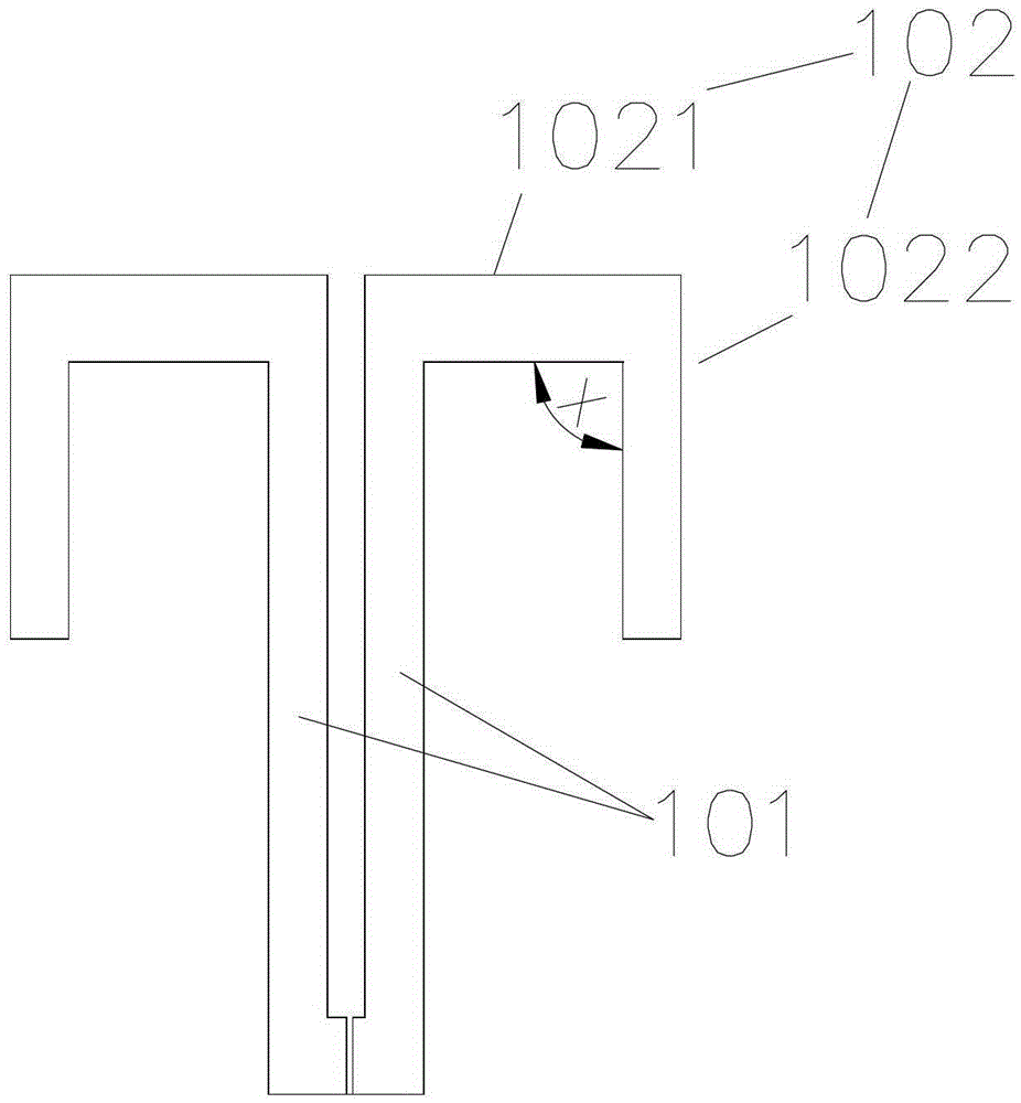 A radiation unit and corresponding antenna array