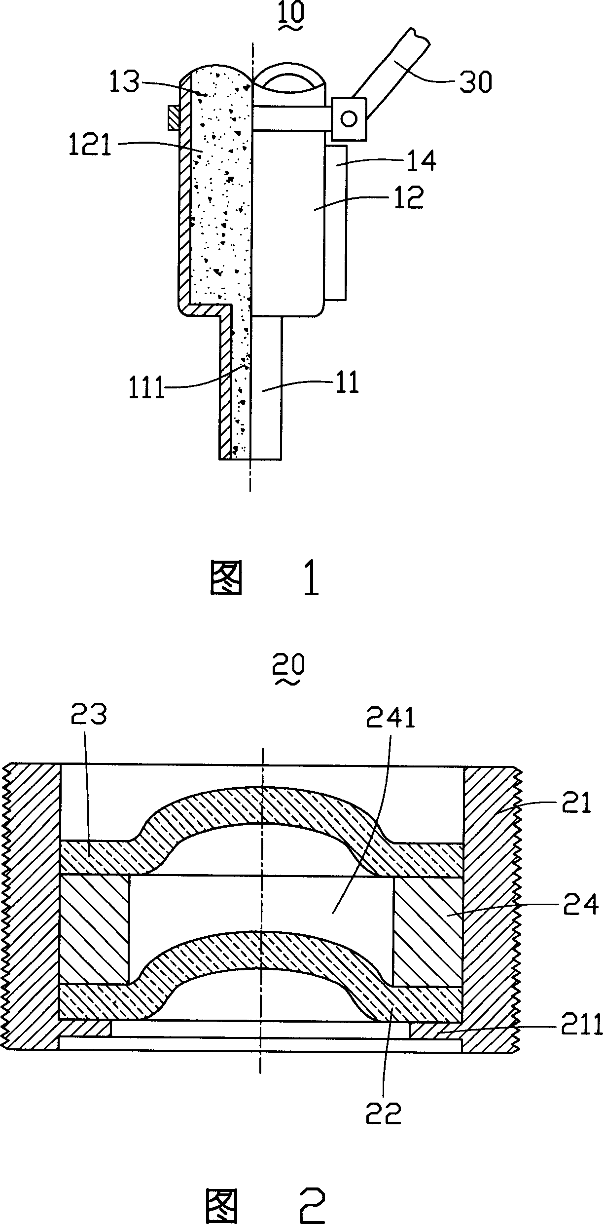 Glue applying device and method