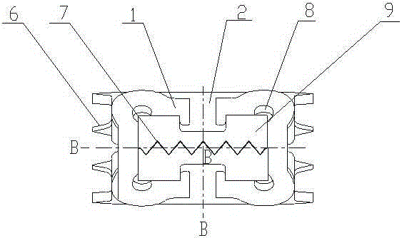 Combined surrounding bone connector