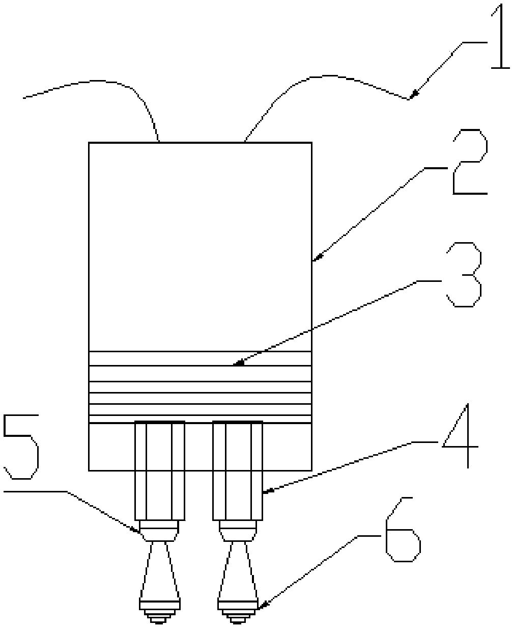 Gluing machine capable of preventing glue liquid leakage