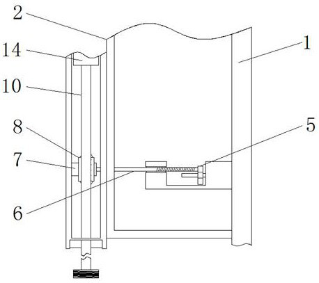 Ground wire anti-corrosion installation structure for low-voltage power distribution cabinet