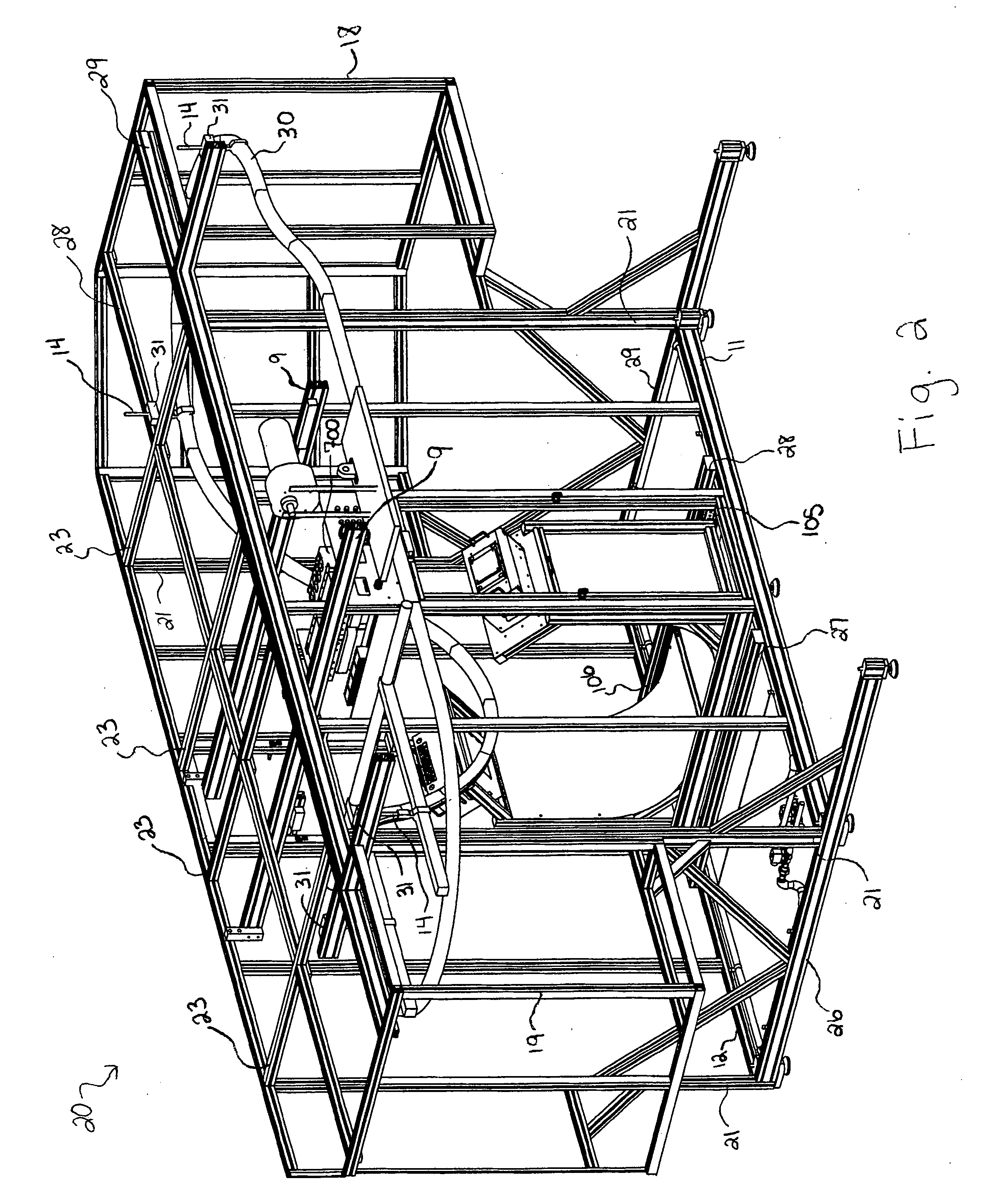 System, apparatus and method for curing of coatings in heavy gas