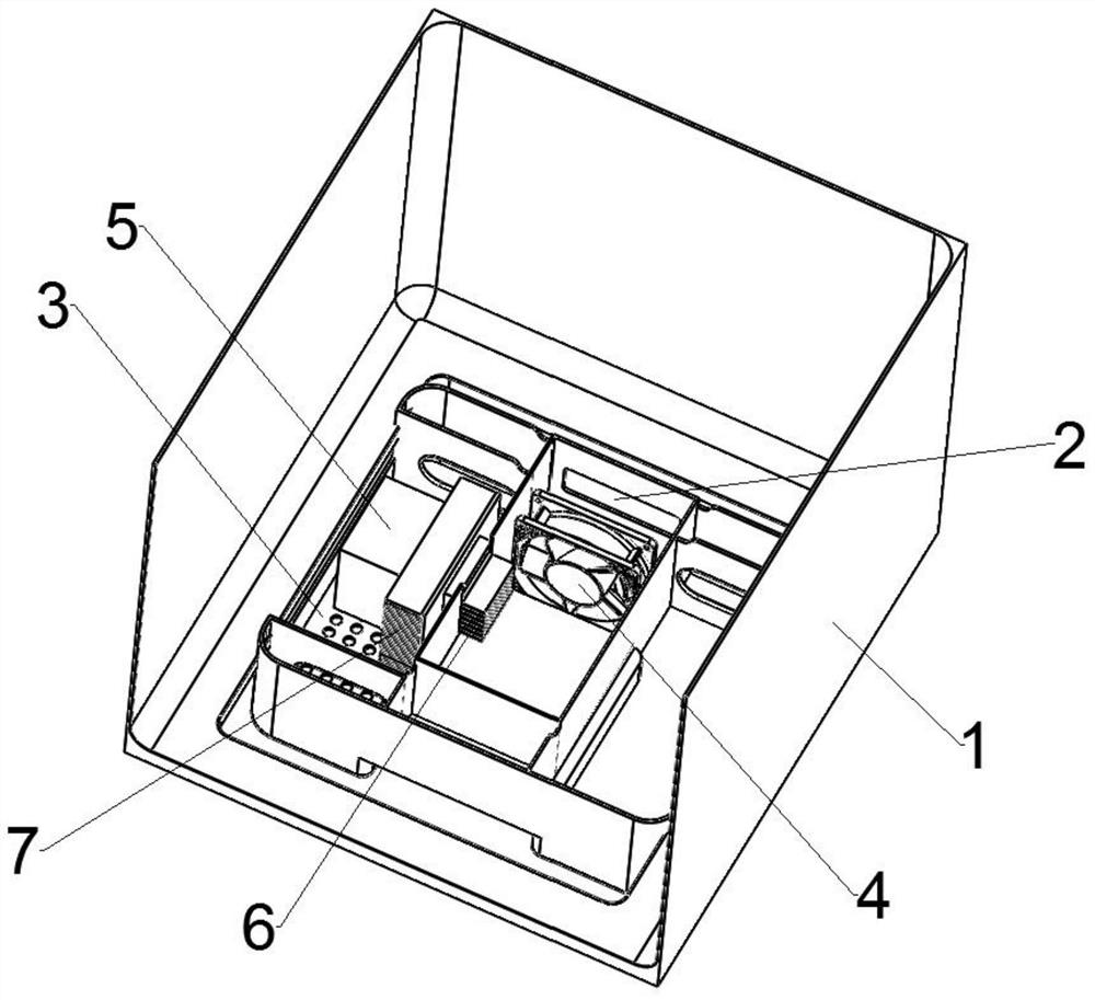 Intelligent clothes storage equipment and refrigerating and dehumidifying system thereof
