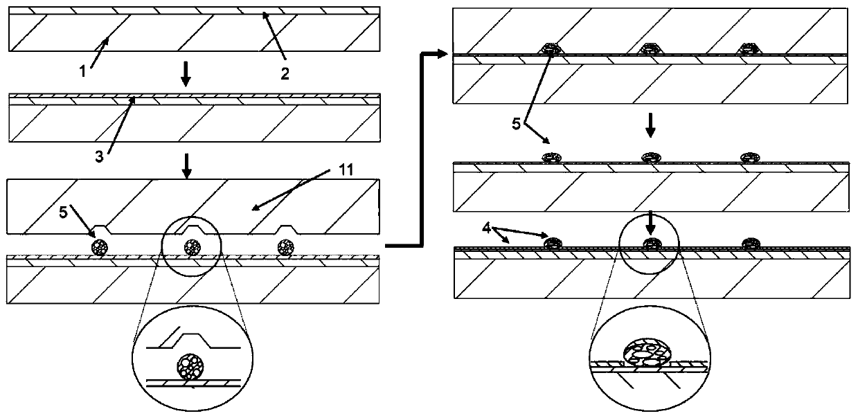 Double-gate organic thin film transistor and preparation method thereof