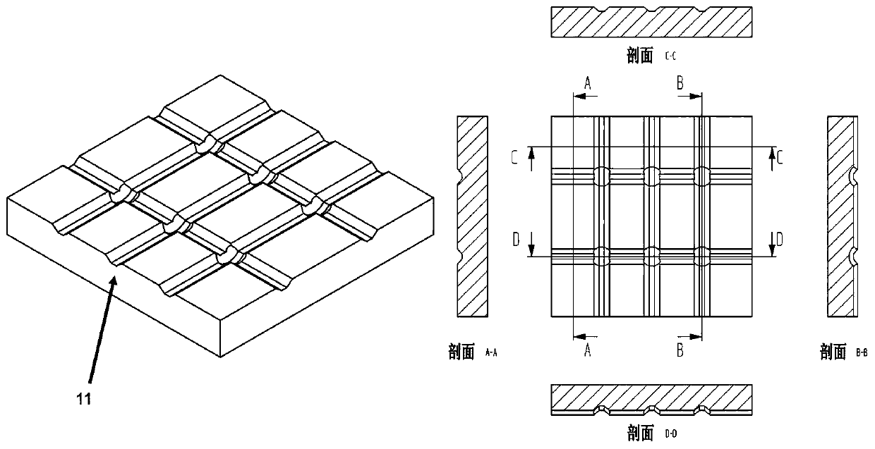 Double-gate organic thin film transistor and preparation method thereof