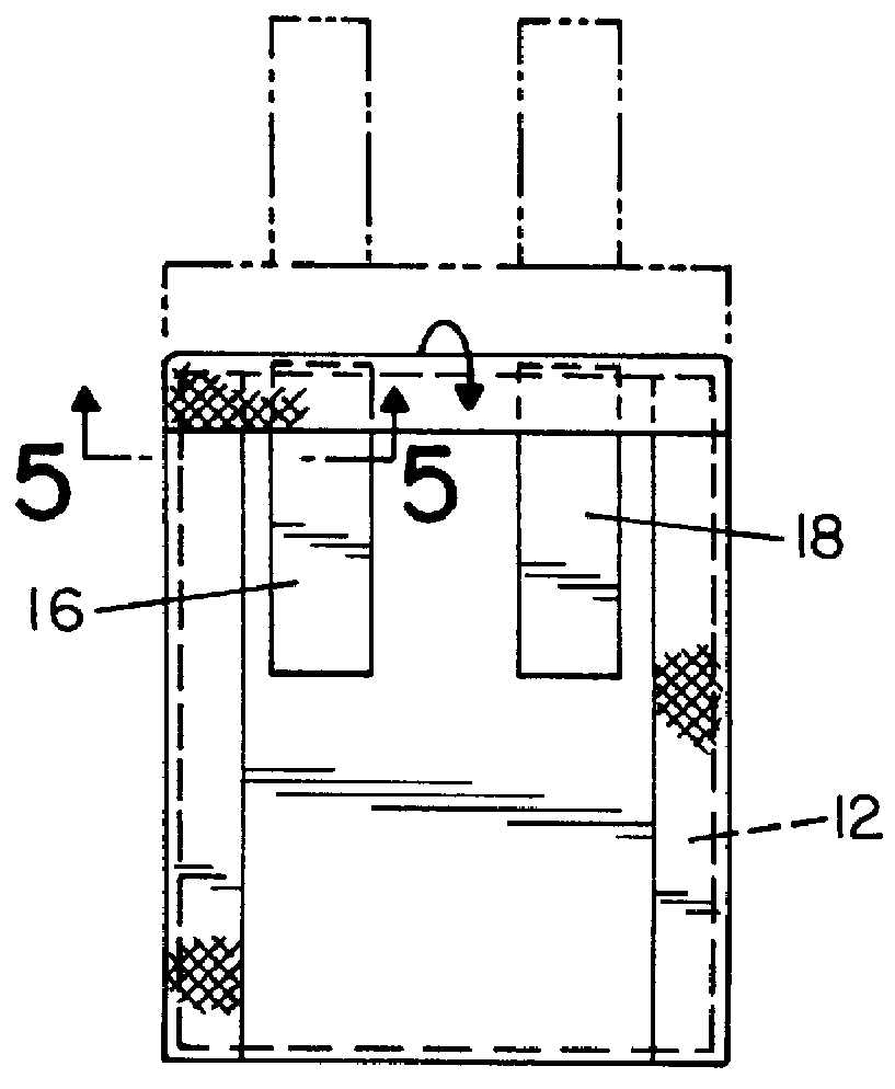 Flexible packaging for polymer electrolytic cell and method of forming same