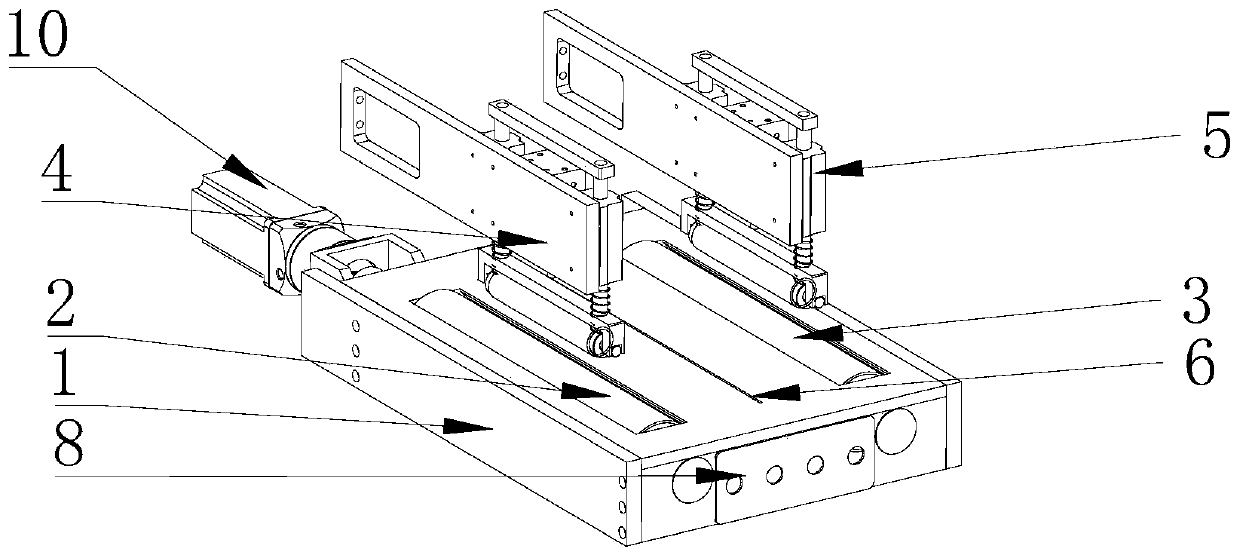 Pole piece splicing mechanism and pole piece splicing method