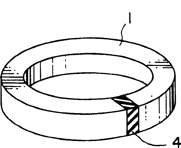 Press powder magnetic core and choke using said magnetic core