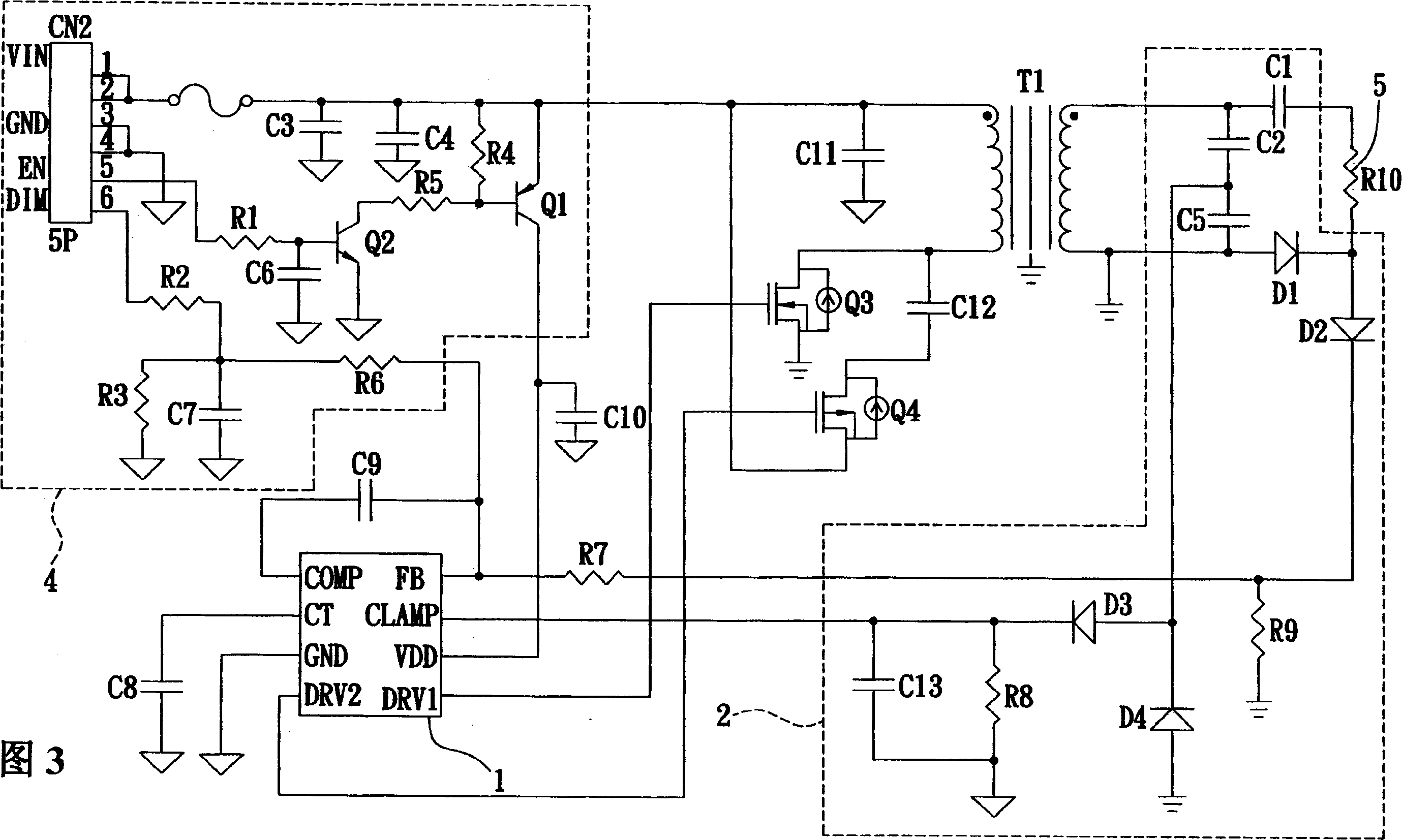 Semi-bridge conrol signal generating circuit and method thereof