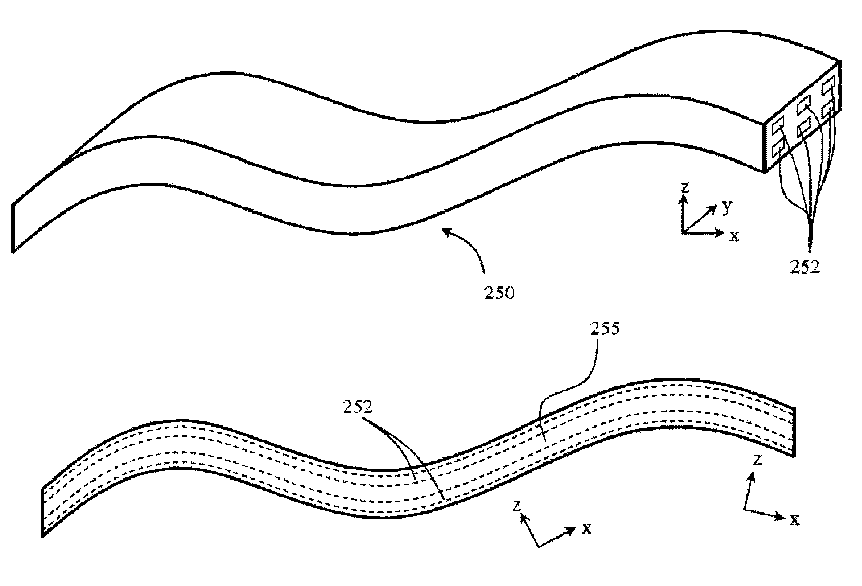 Composite structure and raft for gas turbine engine