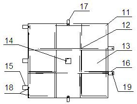 Residential building steel column perpendicularity measuring method and special platform thereof