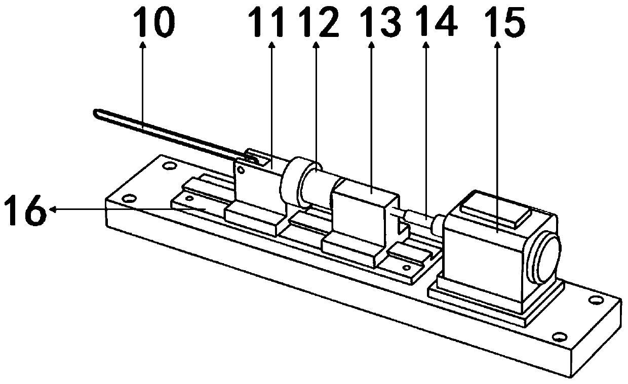 Radial sliding bearing bush temperature field and pressure field test platform and measurement method