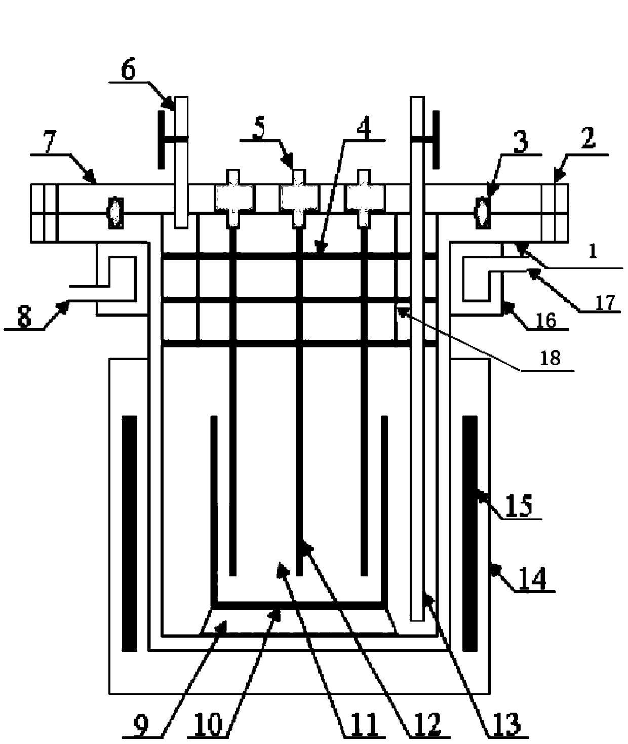 Sealed high-temperature electrochemical measuring device