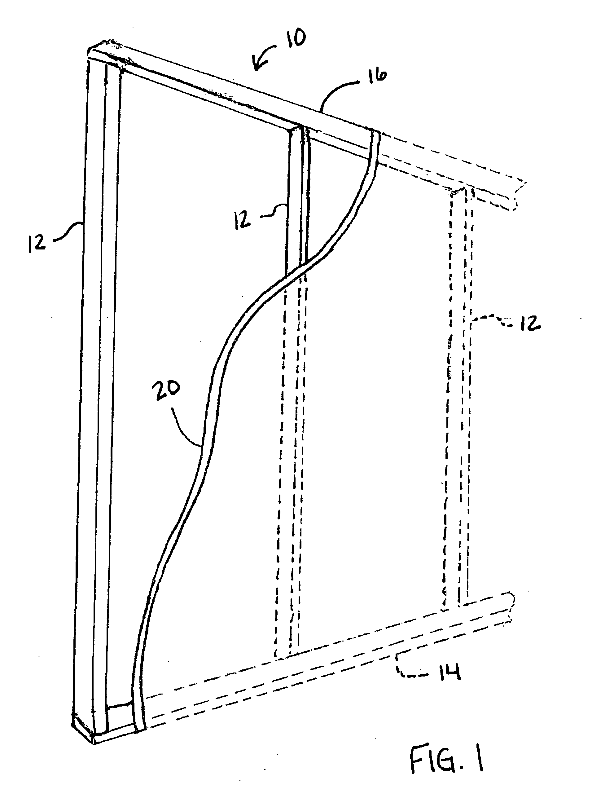 Acoustic partition for removable panel finishing system