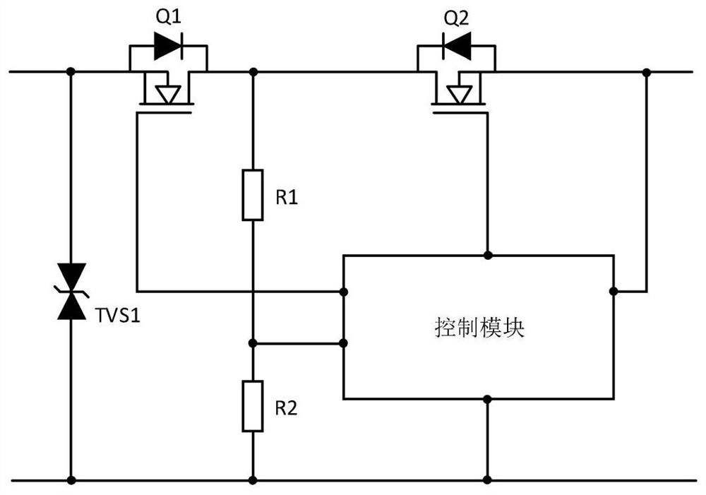 Surge suppression circuit for switching power supply