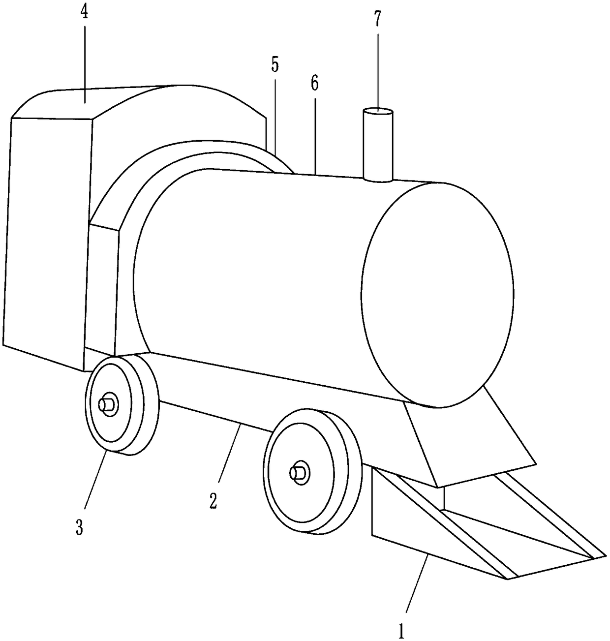 Self-propelled bridge surface cleaning vehicle