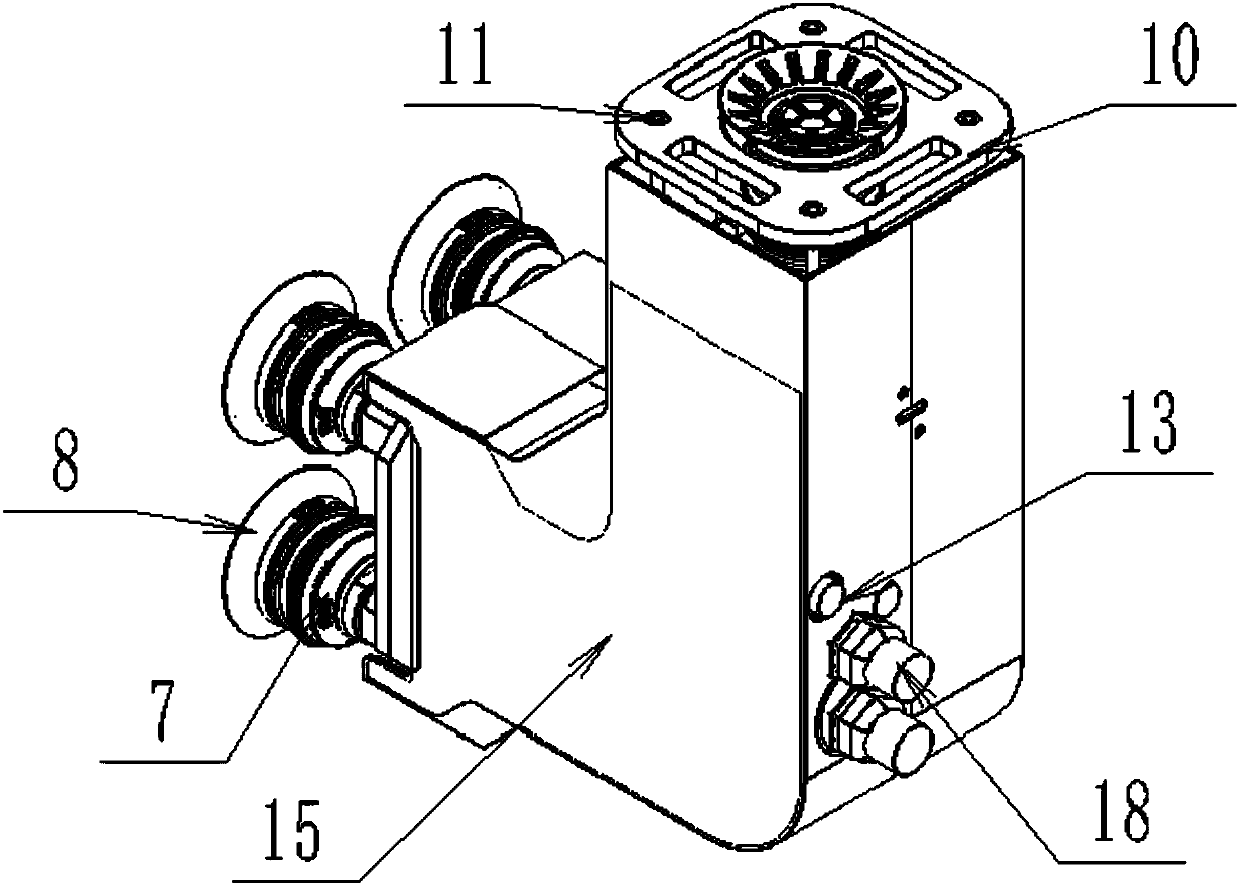 Dynamic grabbing device applicable to mechanical arm