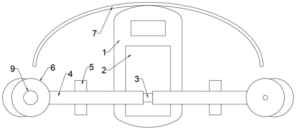 Marine floating garbage collection device