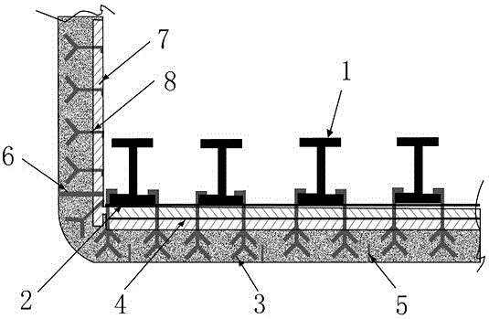 Construction method for fireproof material of throat part of grate cooler