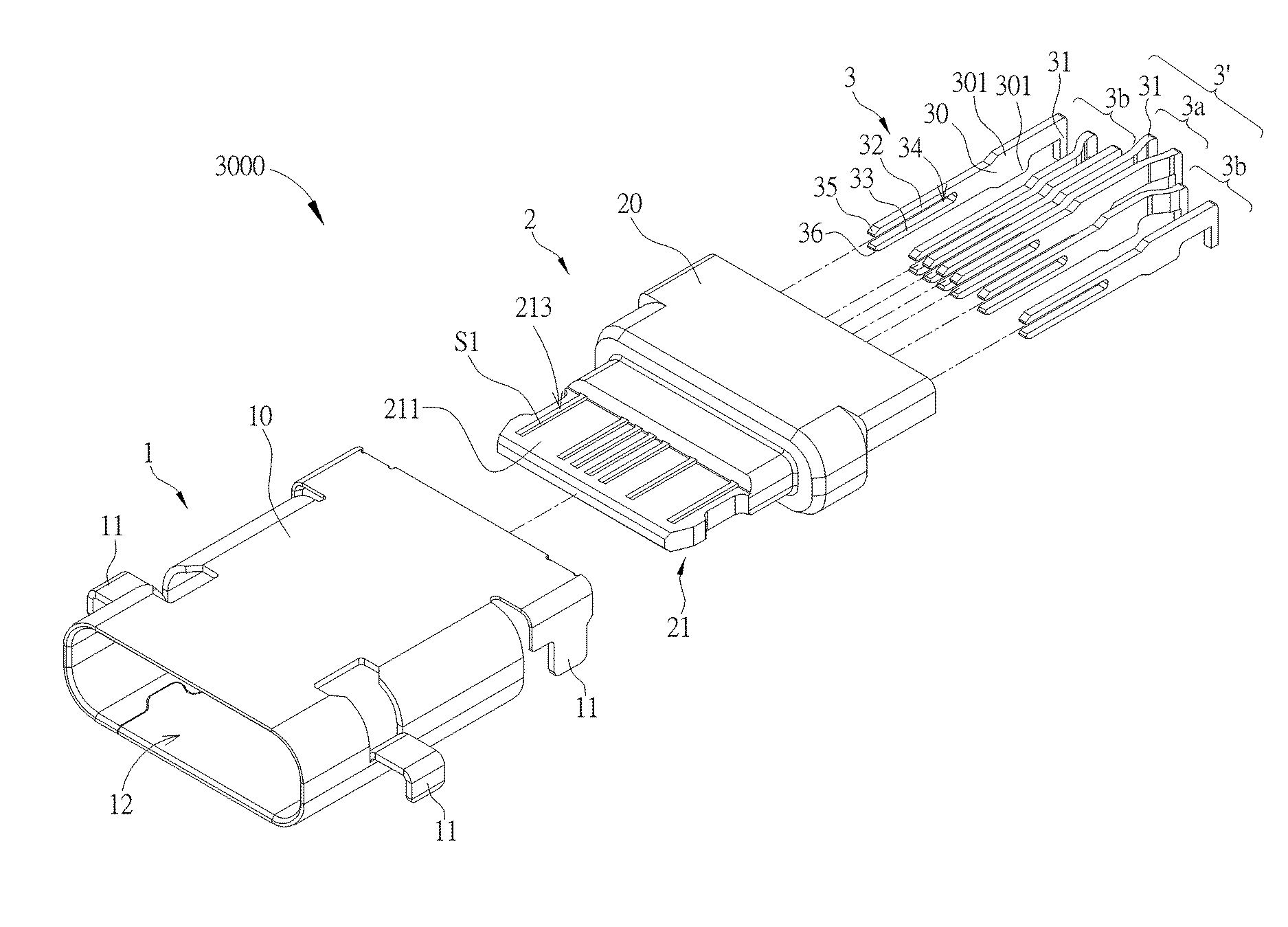 Port connector with capability of dual mating orientation