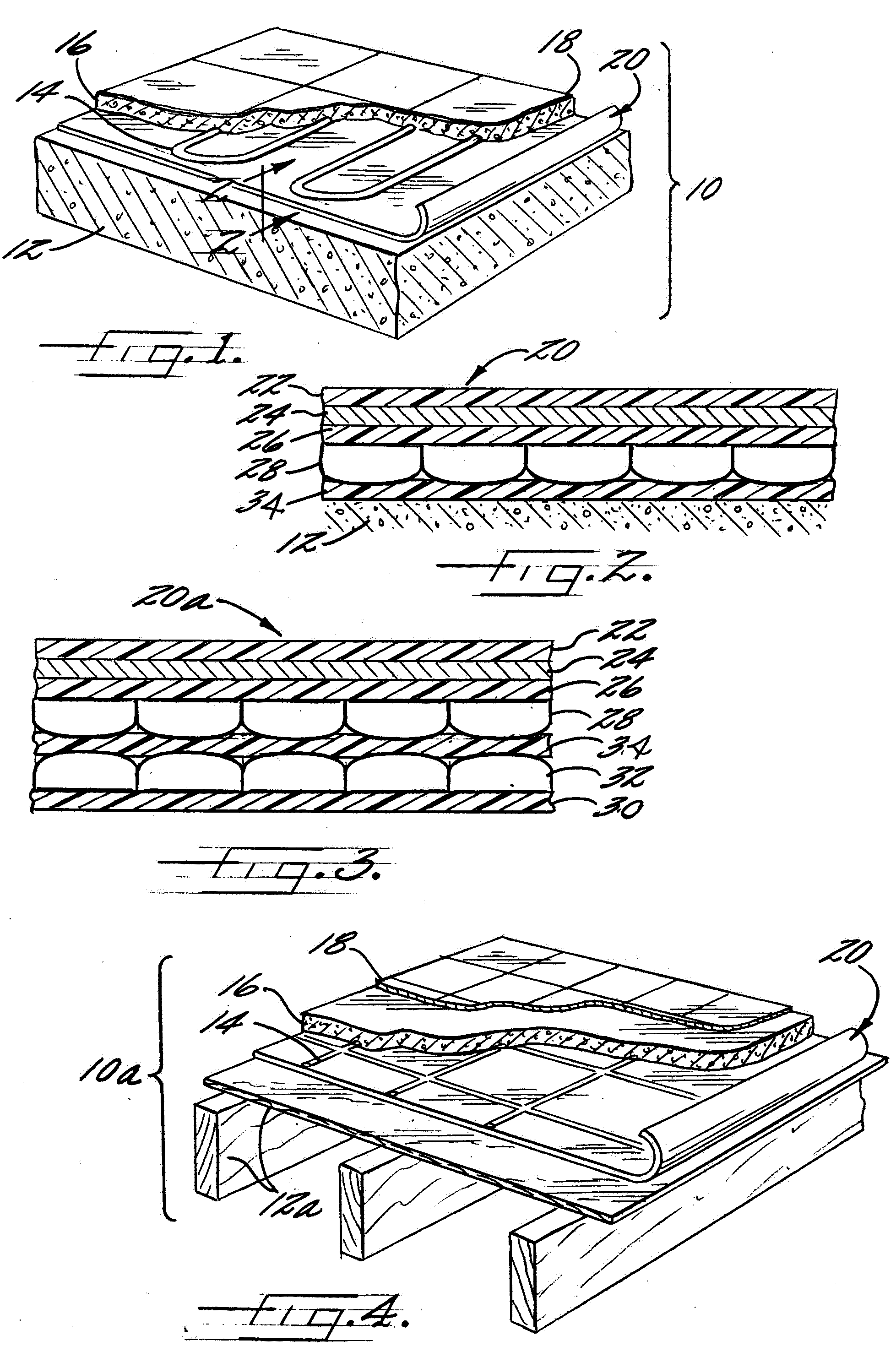Multi-layer conductive/insulation pad