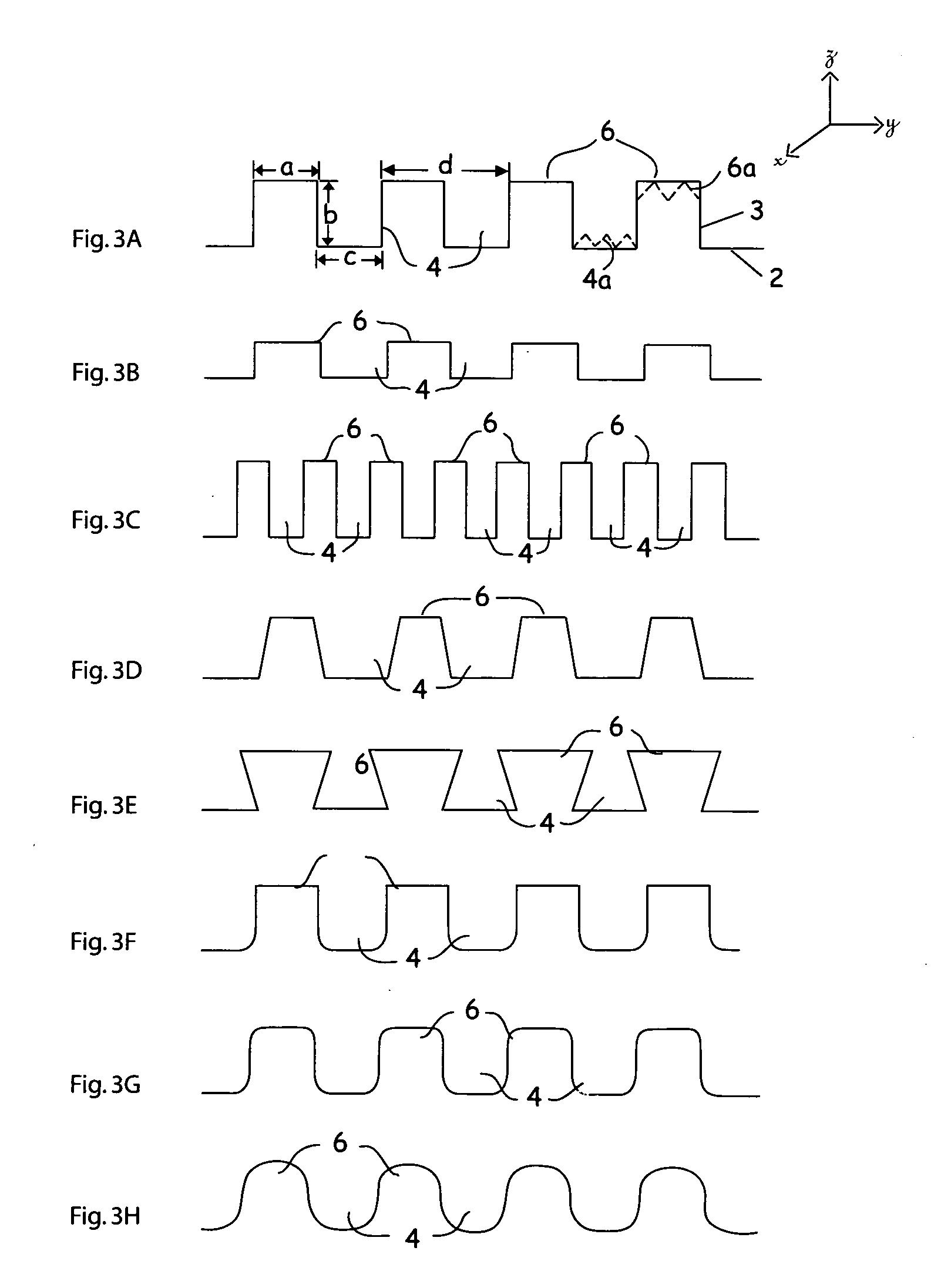 Surgical stent having micro-geometric patterned surface