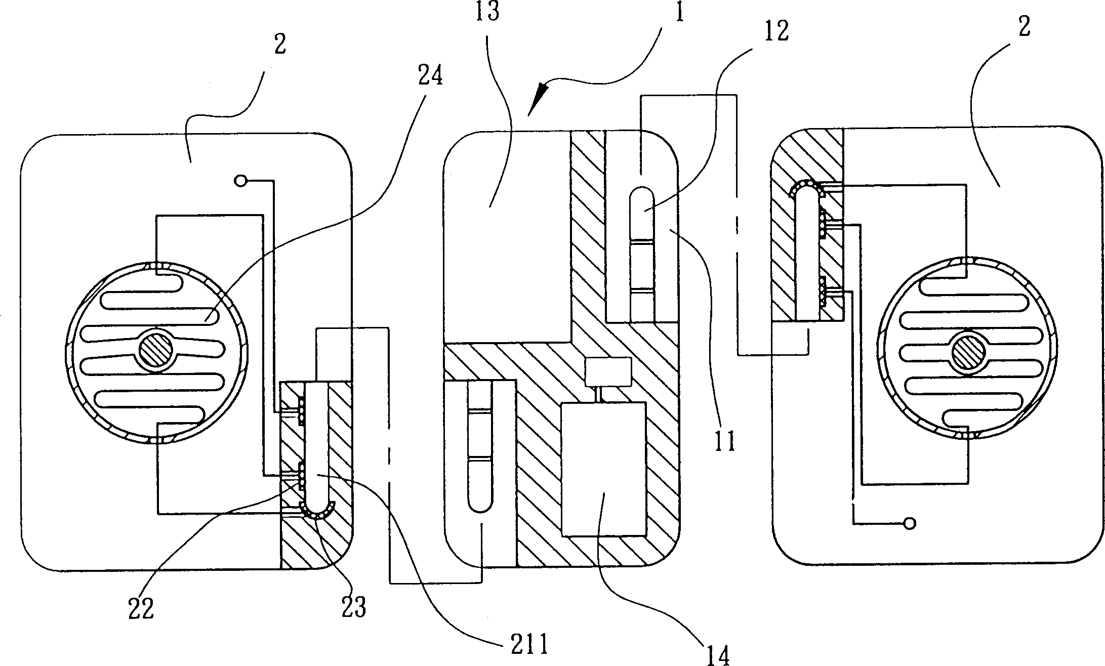 Electronic heating acupuncture device