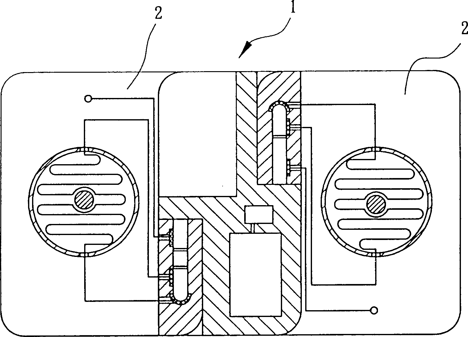 Electronic heating acupuncture device