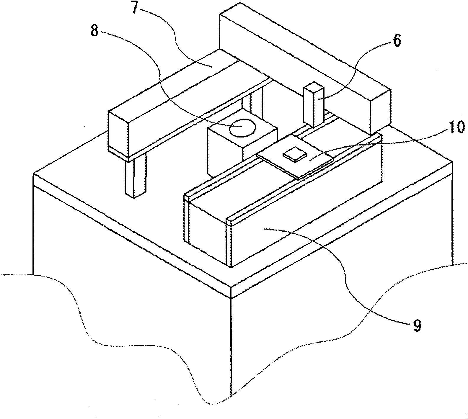Method and apparatus for applying liquid material, and program