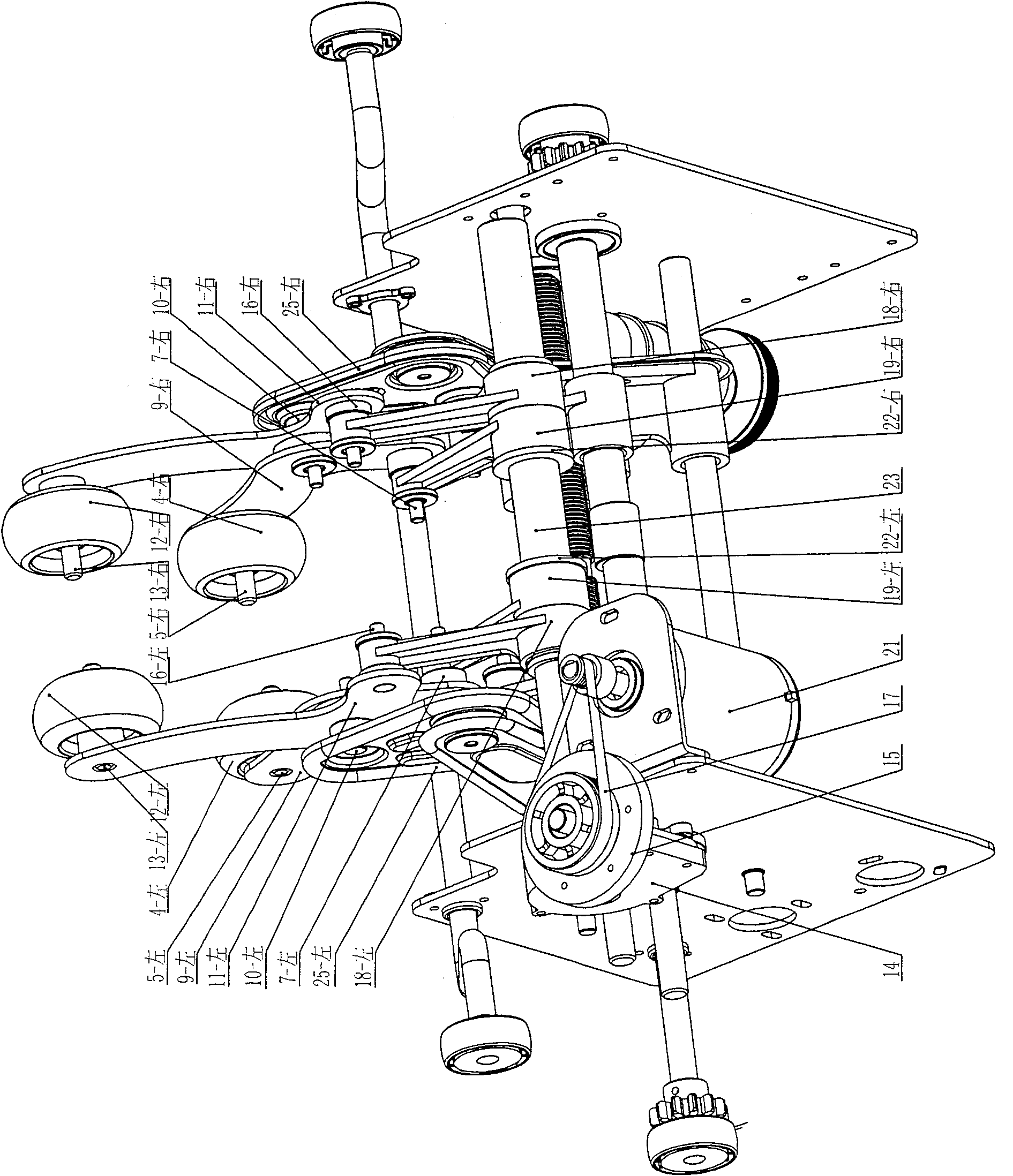 Massaging device of massaging chair