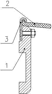 Radome unit with buckling connection structure