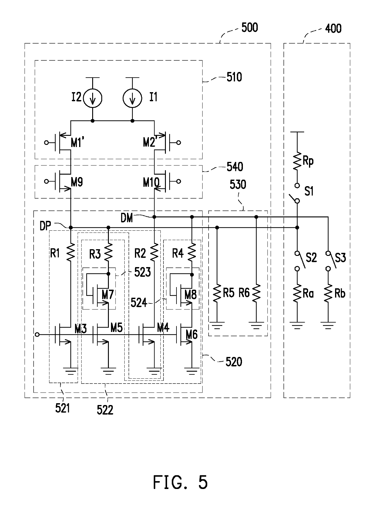 Universal serial bus circuit