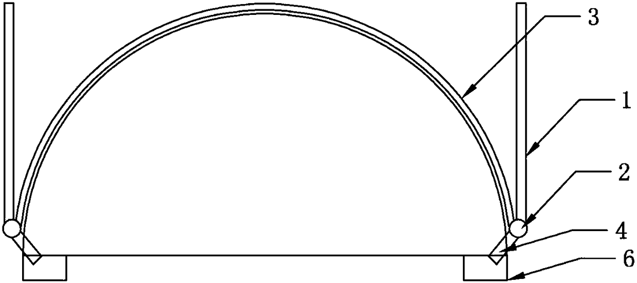 Novel tunnel drainage structure based on pressure gradient triggering switch principle