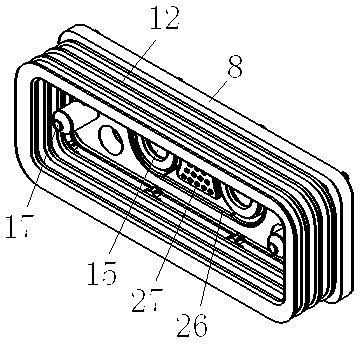 Method for connecting electric vehicle battery internal and external tanks, and structure thereof