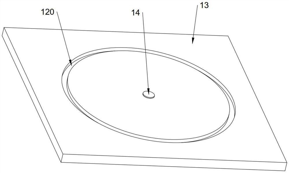 Driving device of degree-of-freedom printing base table for 3D printing equipment