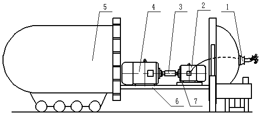 Motor-driven flameproof motor explosion pressure measuring test device and method